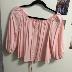 Papaya pink blouse